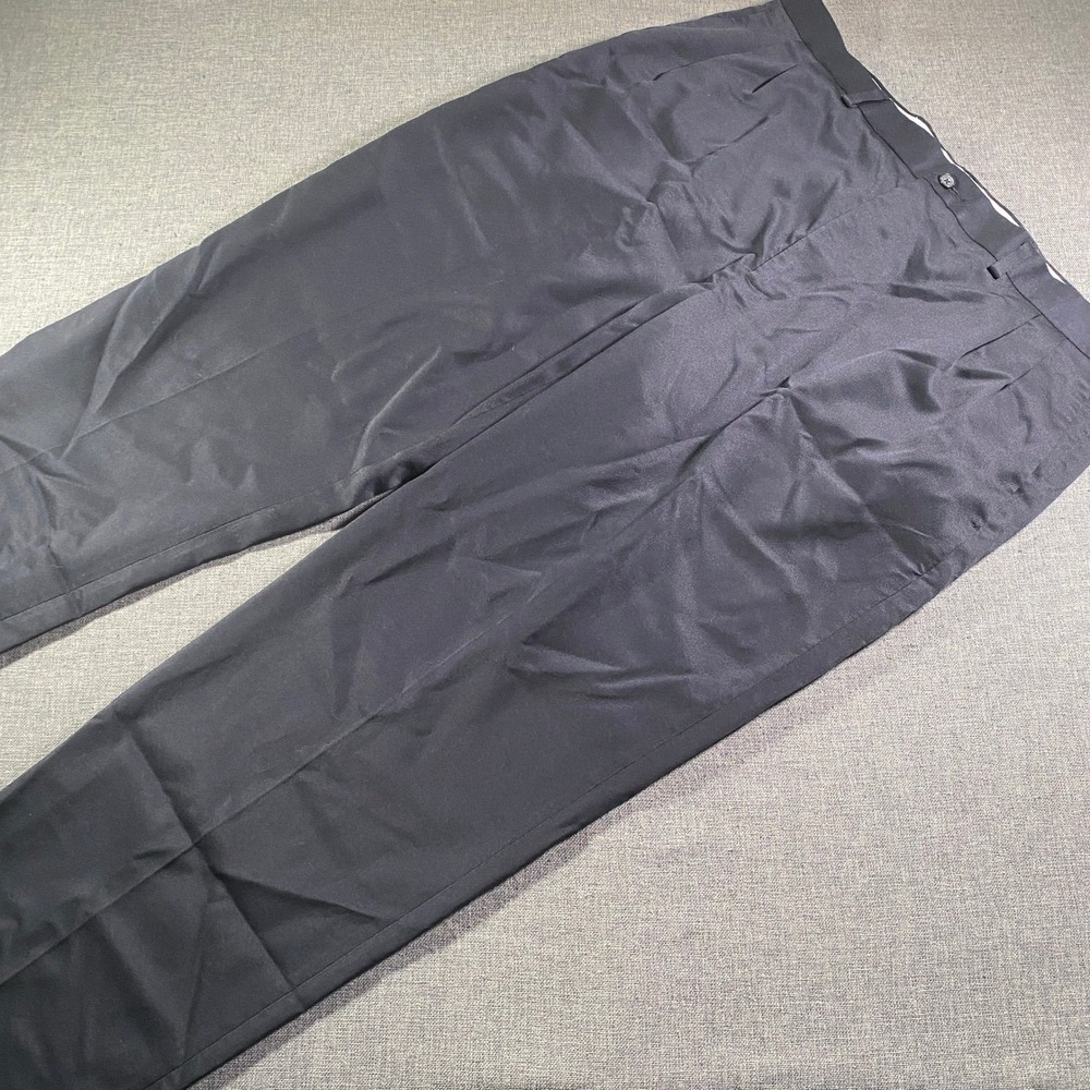 Callaway Mens C-Tech Polyester Golf Pants Black 40x32‎ Flat Front Golf Stretch